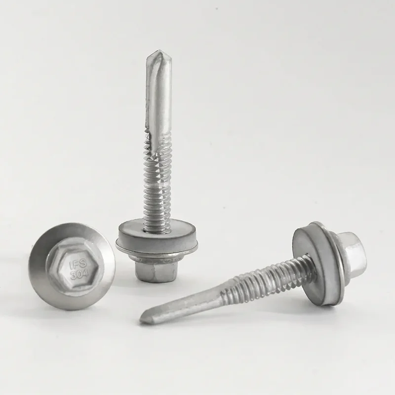 Roofing & Cladding D15038H7 Hex Small Flange Bi-Metallic Structural Screw