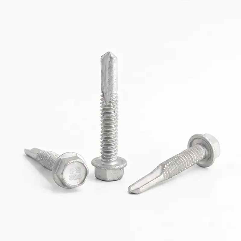 Roofing & Cladding D16032H4 Hex Small Flange Bi-Metallic Structural Screw