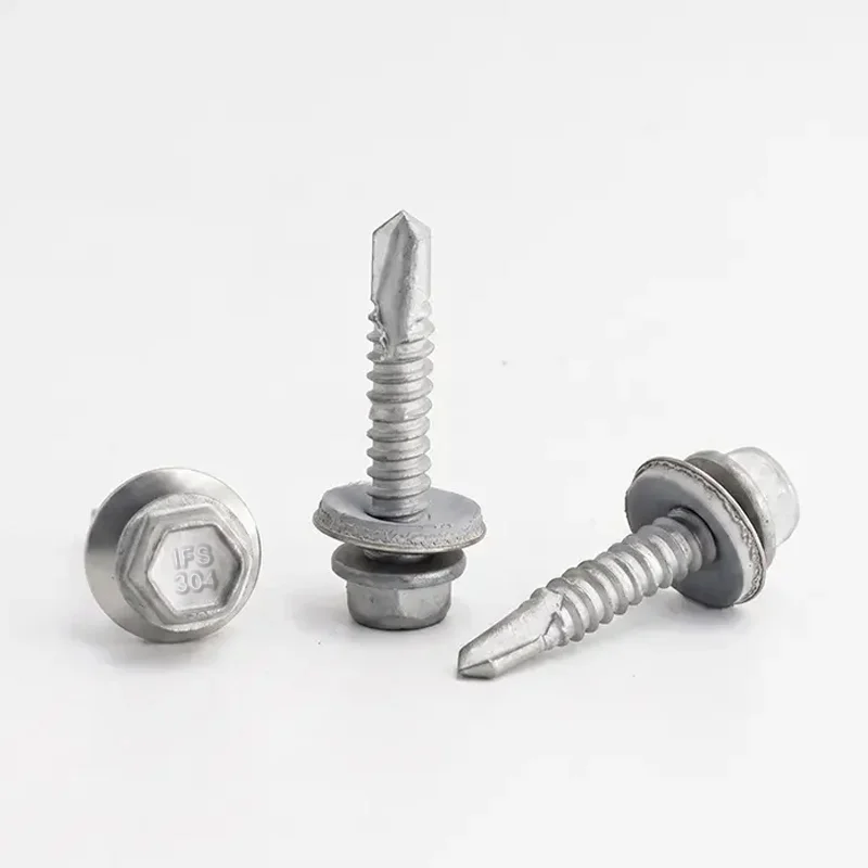 Roofing & Cladding D16032H8 Hex Small Flange Bi-Metallic Structural Screw