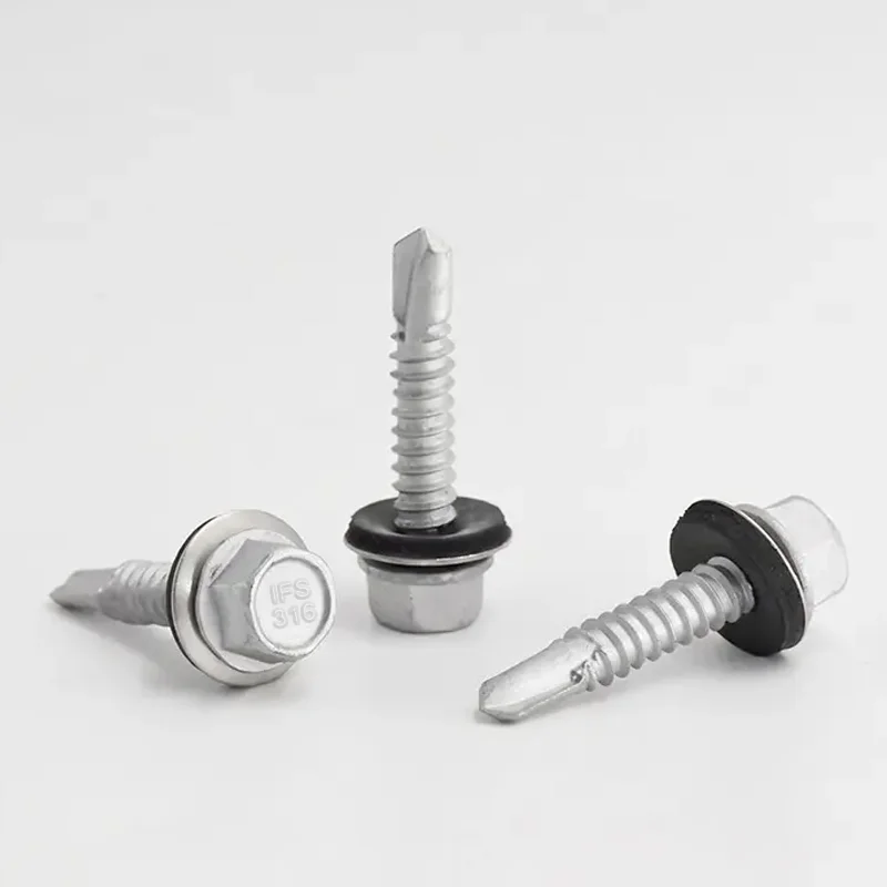 Roofing & Cladding E16032D2 Hex Small Flange Bi-Metallic Structural Screw