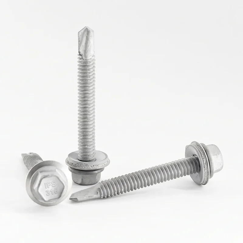 Roofing & Cladding E16050N2 Hex Small Flange Bi-Metallic Structural Screw