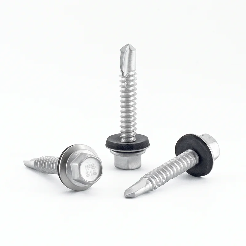Stitching F16022D4 Hex Small Flange Bi-Metallic Suture Screw